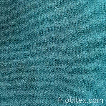 Linon d&#39;imitation en polyester OBL22-C-062 pour robe